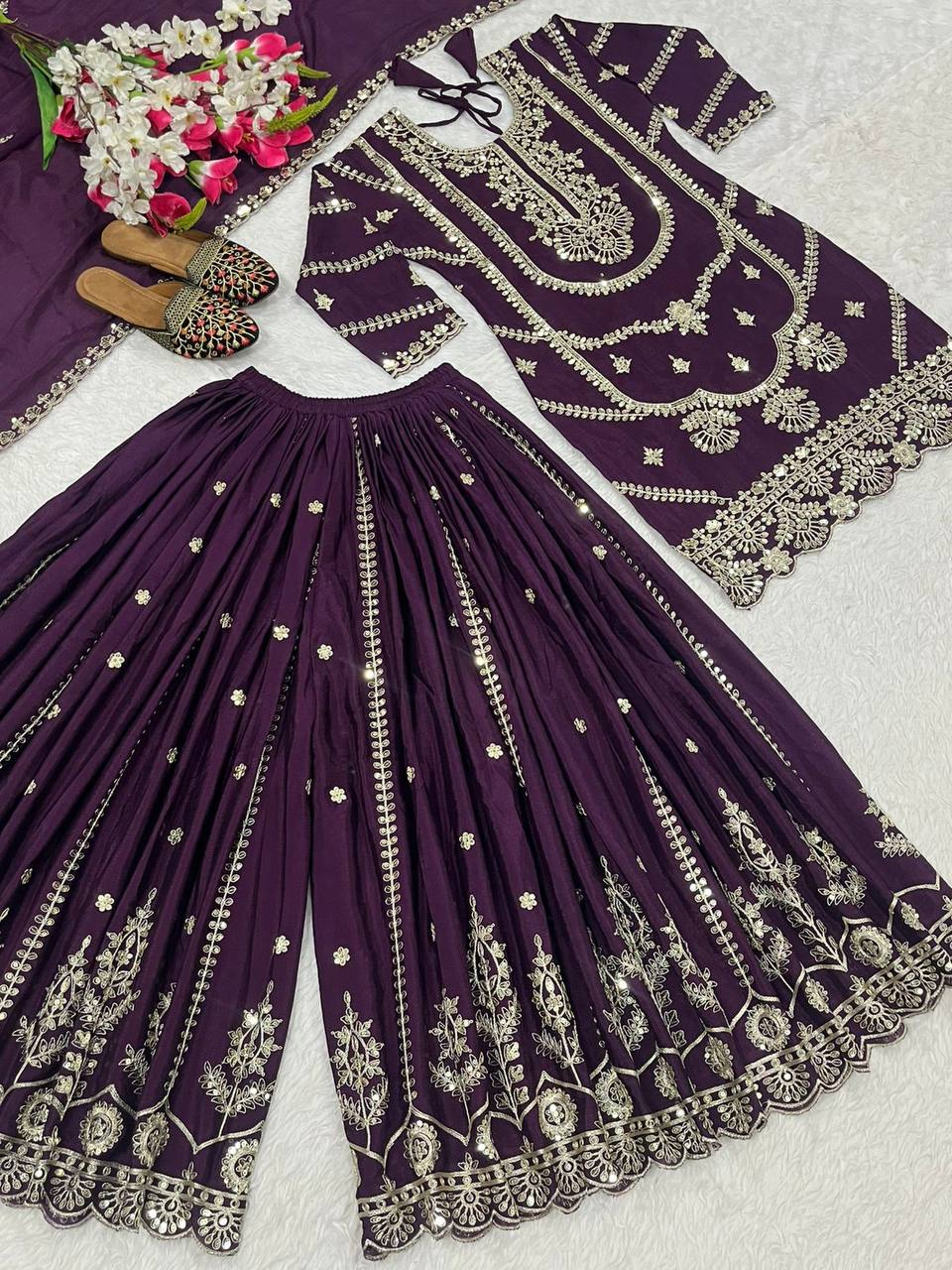 The Rani Pink Ceremonial Heritage Gharara